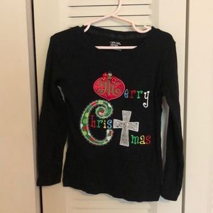 Embroidered Christmas shirt